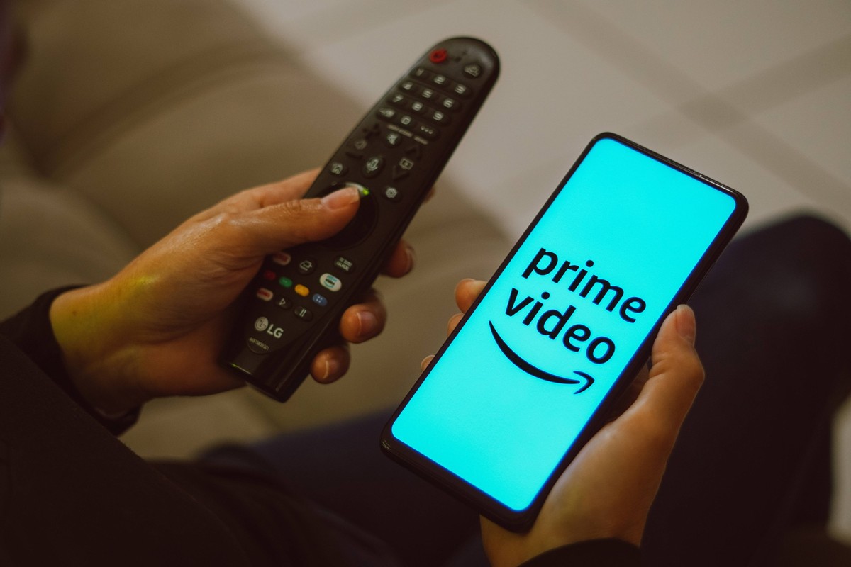July 13, 2023, Brazil. In this photo illustration, the Amazon Prime Video logo seen displayed on a smartphone. July 13, 2023, Brazil. In this photo illustration, the Amazon Prime Video logo seen displ ...