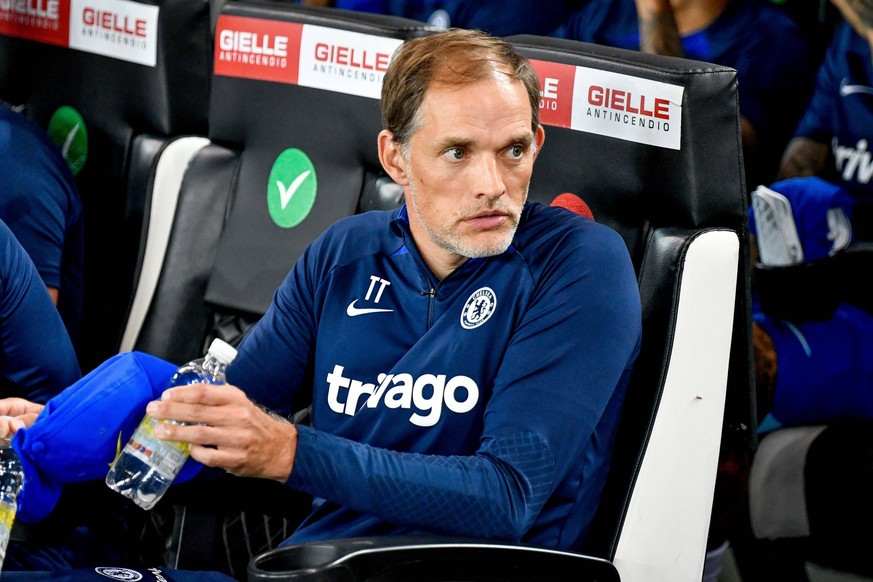Chelsea s head coach Thomas Tuchel portrait during Udinese Calcio vs Chelsea FC, friendly football match in Udine, Italy, July 29 2022