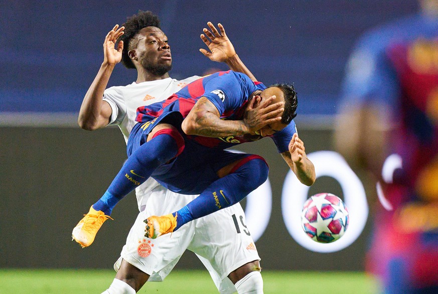 Alphonso Davies bot gegen den FC Barcelona eine erstklassige Vorstellung.