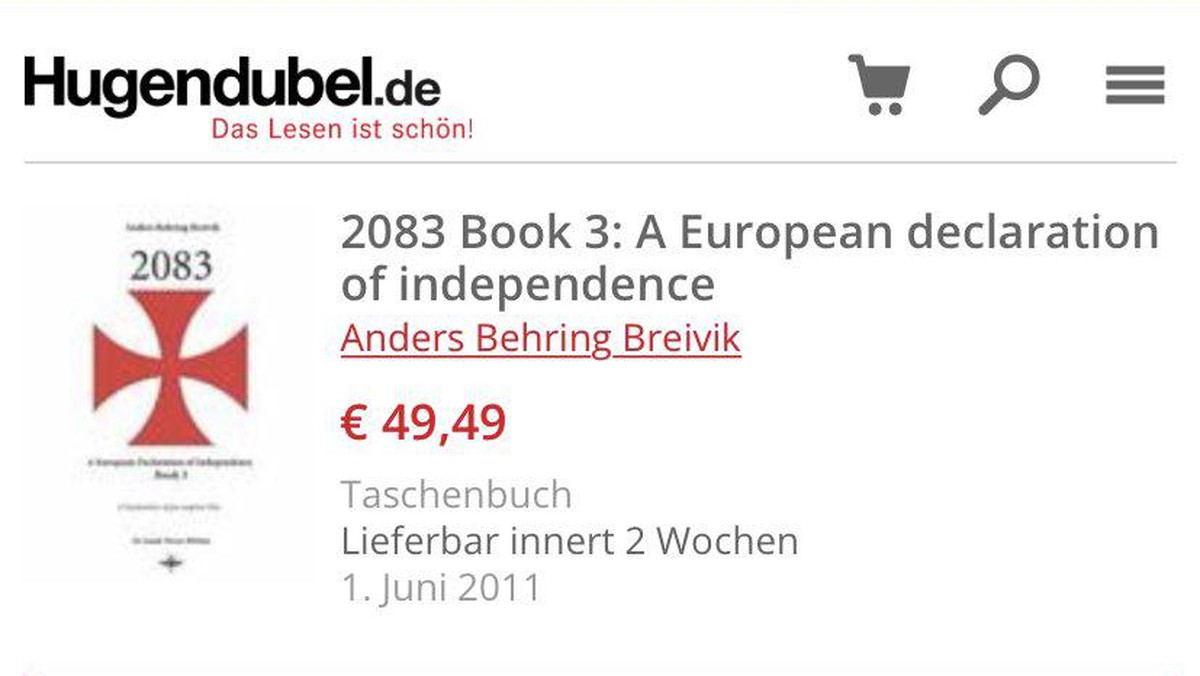 Hugendubel Nimmt Buch Des Rechtsextremisten Brevik Aus Dem Angebot Watson