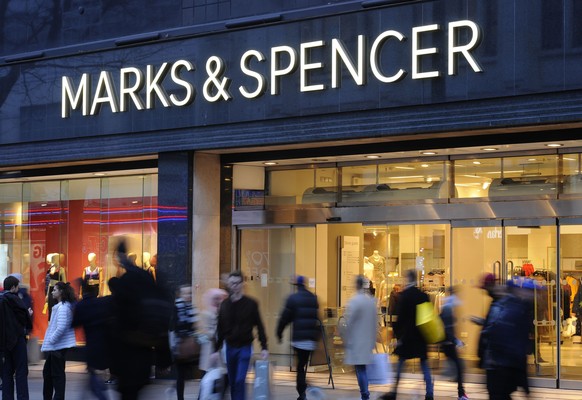 Mark and Spencer&#039;s profits down. File photo dated 11/01/17 of a Marks and Spencer store as the retailer has reported a 62.1\% fall in pre-tax profit to &amp;pound;66.8 million in the year to Marc ...