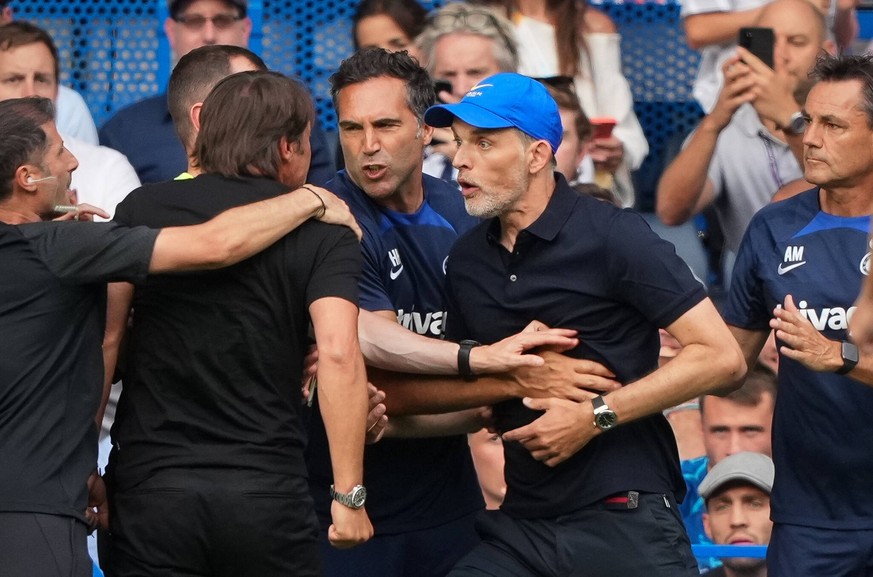 Thomas Tuchel hatte seine Emotionen beim Premier-League-Spiel kaum unter Kontrolle.