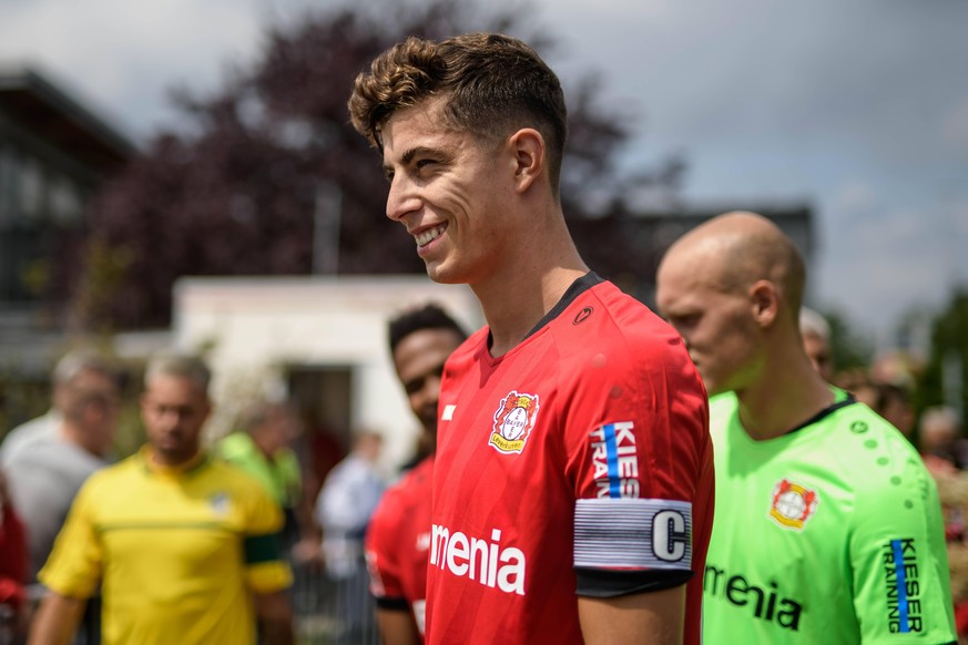 Bayer 04 Leverkusen vs KAS Eupen, Testspiel, Fussball Bundesliga, 13.07.2019 Kai Havertz von Leverkusen beim Testspiel von Bayer 04 Leverkusen gegen Fortuna Sittard am 13.07.2019, , Leverkusen NRW Deu ...