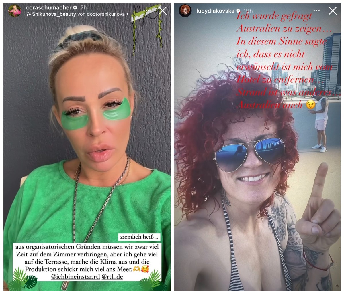 Cora und Lucy erklären, wie sie sich die Zeit in Australien vertreiben.