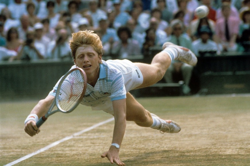 Als Boris 1985 Wimbledon gewinnt, ist er noch nicht viel mehr als ein Kind.