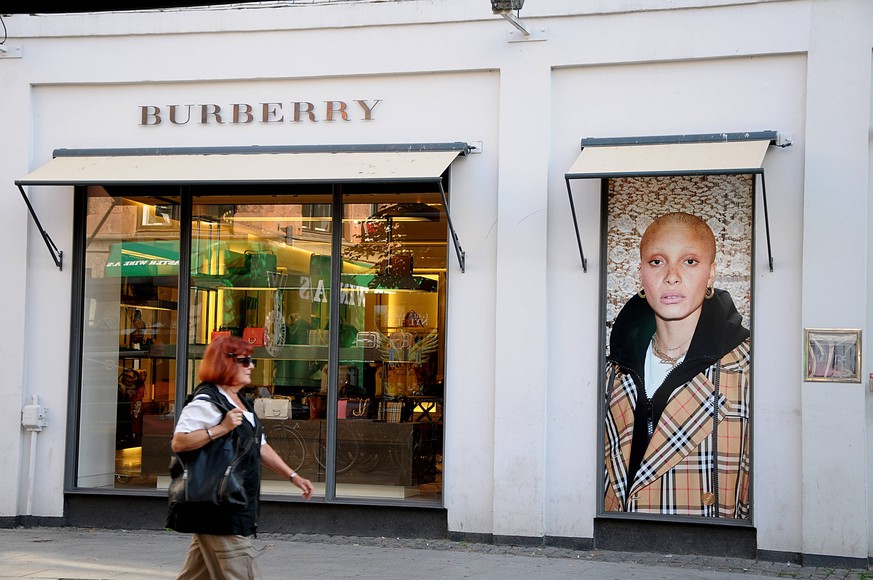 Copenhagen/Denmark 05.September 2018. British Burberry store in danish capital. (Photo.Francis Joseph Dean / Deanpictures. PUBLICATIONxNOTxINxDEN