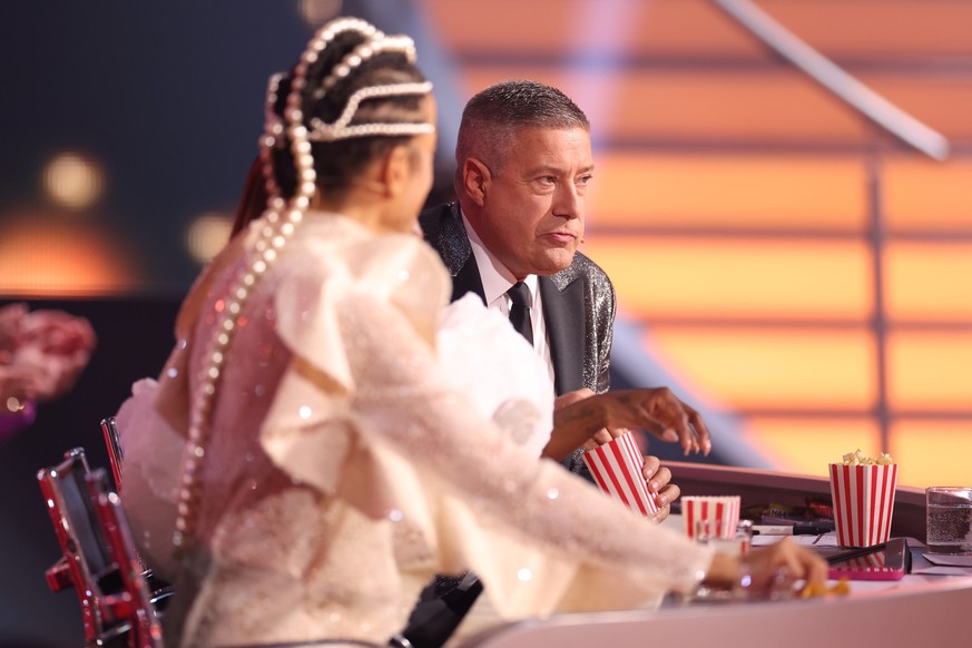 COLOGNE, GERMANY - MAY 05: Joachim Llambi is seen on stage during the 10th &quot;Let&#039;s Dance&quot; show at MMC Studios on May 05, 2023 in Cologne, Germany. (Photo by Andreas Rentz/Getty Images)