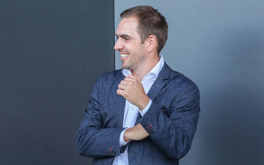 Philipp Lahm bei der Eröffnung vom DFB Campus in Frankfurt am Main.