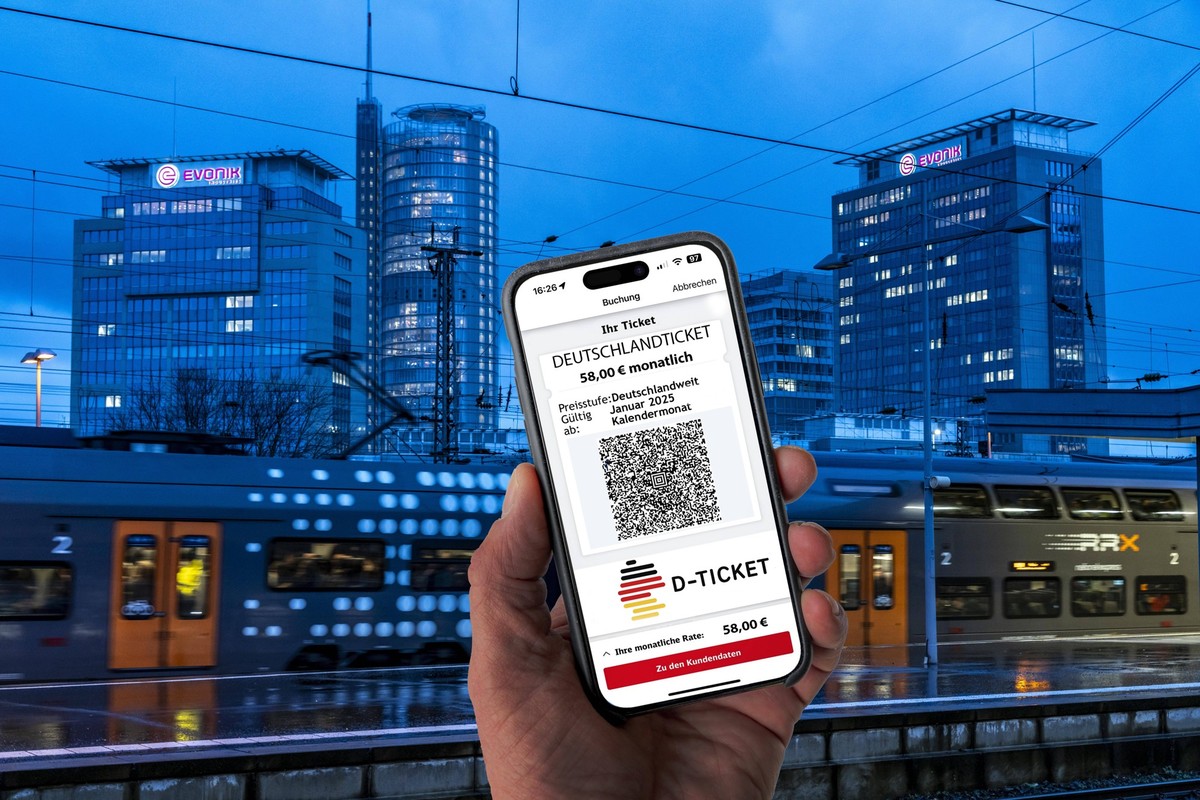 Symbolbild Deutschlandticket, neu ab 2025 f