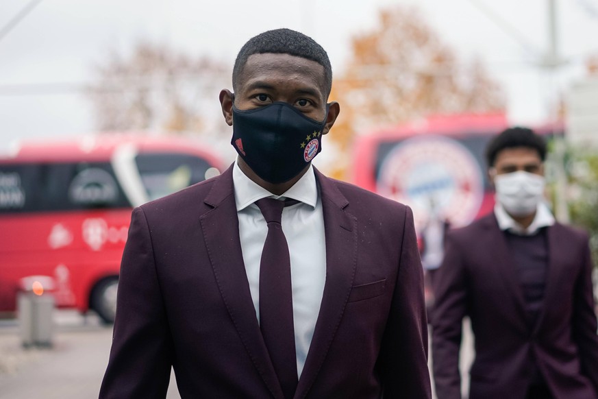 David Alaba Bayern Muenchen am Airport Flughafen M