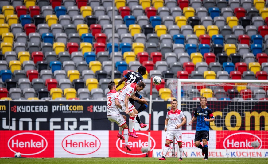 Fortuna Düsseldorf und der SC Paderborn trennten sich im ersten Spiel nach der Corona-Pause mit einem torlosen Unentschieden 