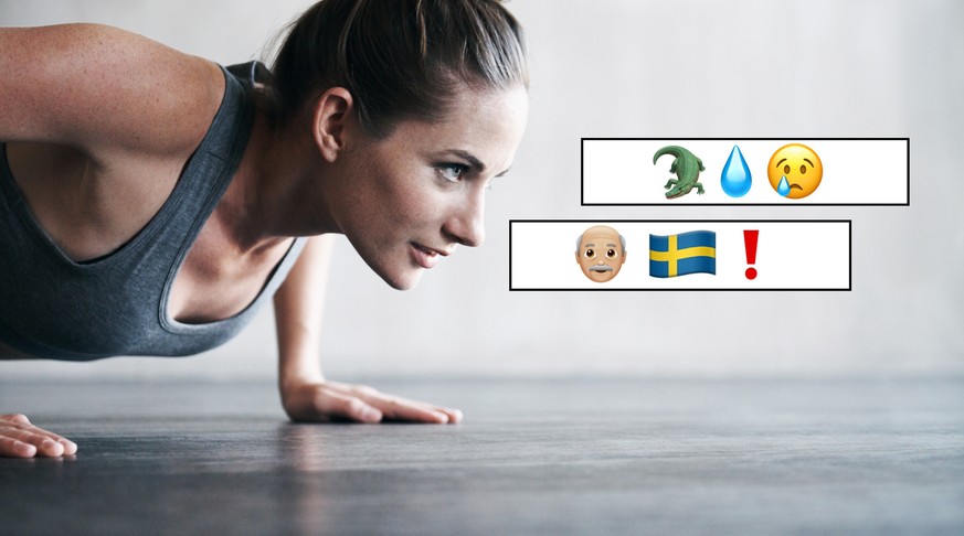 Welche 14 Redewendungen zeigen diese Emojis?