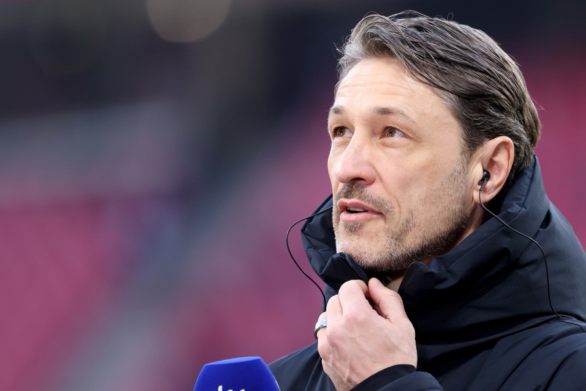 15.03.2025, Sachsen, Leipzig: Fu�ball, Bundesliga, RB Leipzig - Borussia Dortmund, Spieltag 26, Red Bull Arena, Dortmunds Trainer Niko Kovac vor dem Spiel. WICHTIGER HINWEIS: Gem�� den Vorgaben der DF ...
