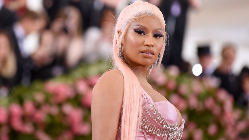 NEW YORK, NEW YORK - MAY 06: Nicki Minaj attends The 2019 Met Gala Celebrating Camp: Notes on Fashion at Metropolitan Museum of Art on May 06, 2019 in New York City. (Photo by Jamie McCarthy/Getty Ima ...