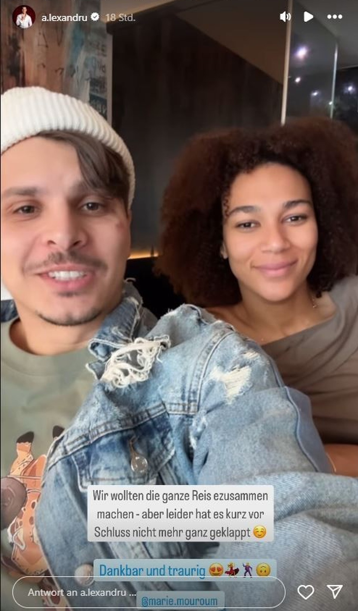 Alexandru Ionel und Marie Mouroum müssen die Show vor dem Halbfinale verlassen.