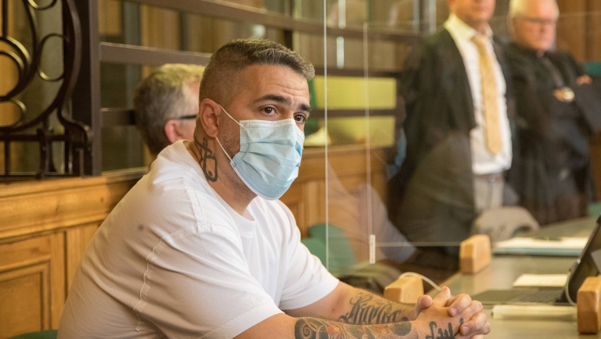 Achtung Personen muessen eigenständig unkenntlich gemacht werden Berlin den 17.08.2020 Bild-Motiv: Nebenklaeger Bushido 10.30 Strafkammer 38, Saal 500 Delikt: versuchte schwere raeuberische Erpressung ...