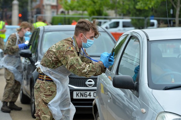 Coronavirus - Mon Jun 29, 2020 A Coronavirus testing station has been set up in Victoria Park Leicester PUBLICATIONxINxGERxSUIxAUTxONLY Copyright: xAlexxHannamx 54360145