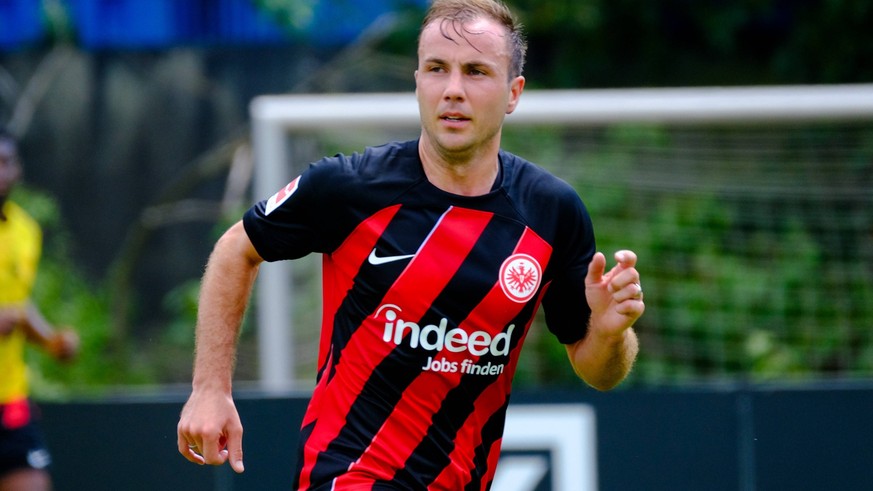 Mario Götze Eintracht Frankfurt, 27, GER, Eintracht Frankfurt 1. Bundesliga, Fussball, 12.07.2023 Trainingsauftakt, Saison 2023/2024, Eintracht Frankfurt, 1. Bundesliga, 12.07.2023 Trainingsauftakt, S ...