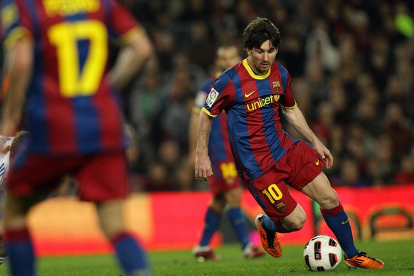 Bildnummer: 07584933 Datum: 05.03.2011 Copyright: imago/AFLOSPORT
Lionel Messi (Barcerlona), MARCH 5, 2011 - Football : Spanish Liga Espanola match between FC Barcelona 1-0 Real Zaragoza at Nou Camp  ...