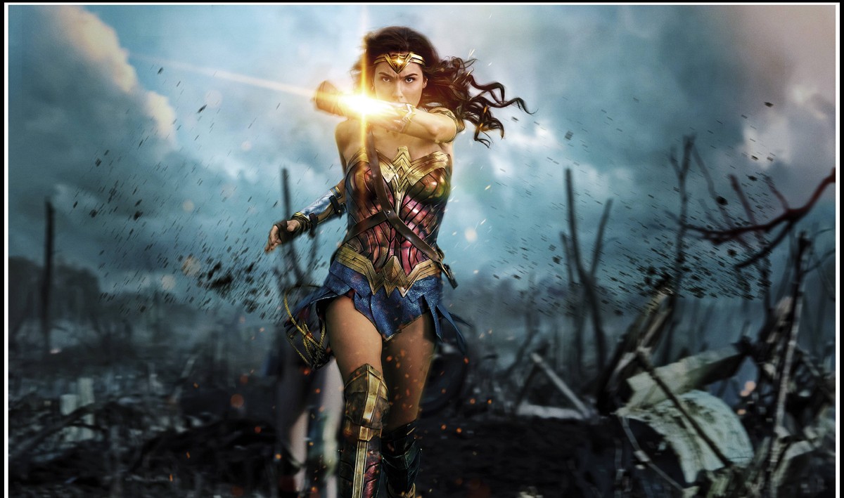 Warner Bros. - DC Entertainment - Atlas Entertainment - Cruel & Unusual Films - Dune Entertainment / DR WONDER WOMAN de Patty Jenkins 2017 USA avec Gal Gadot super heroine, amazone, guerriere, fem ...