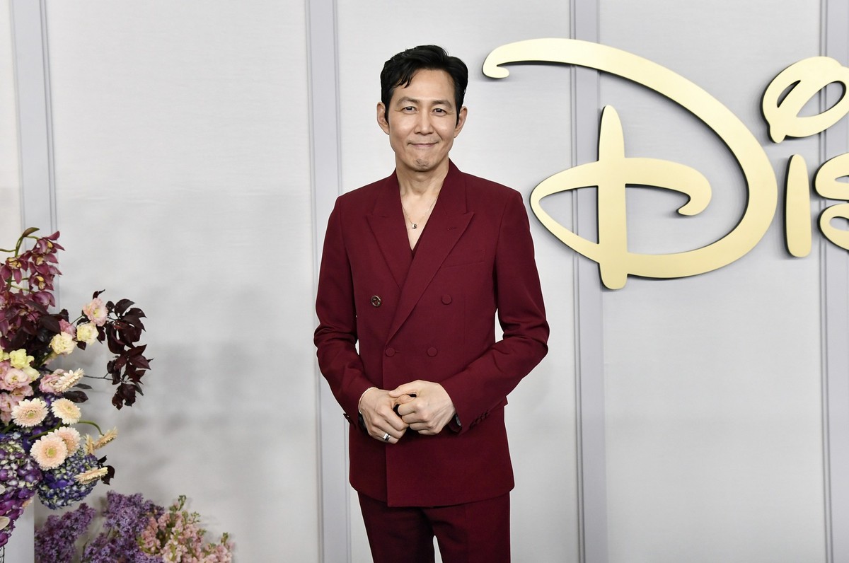 Lee Jung-jae attends the Disney 2024 Upfront at the North Javits Center on Tuesday, May 14, 2024, in New York. (Photo by Evan Agostini/Invision/AP)