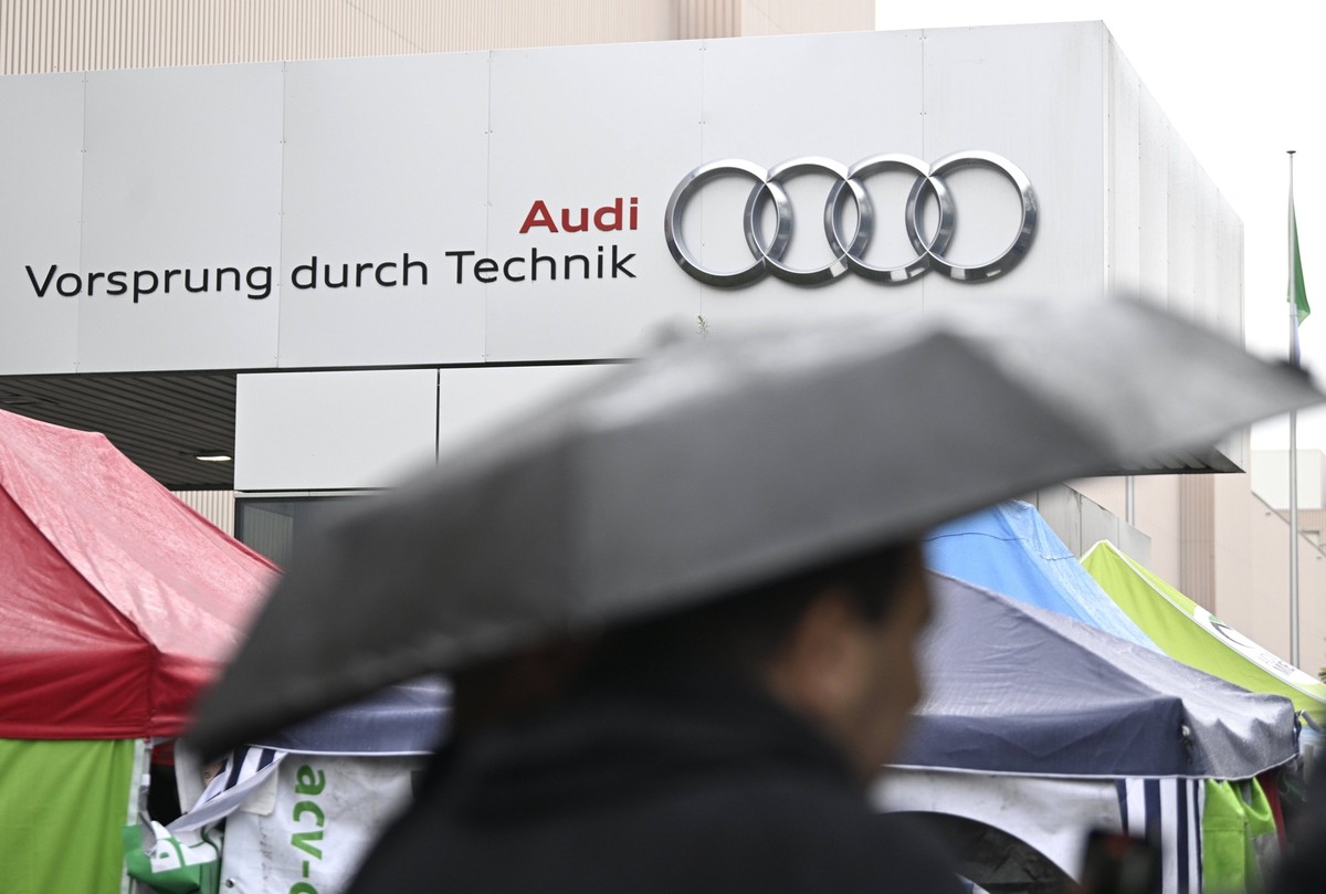 Belgien, Proteste bei Audi in Br