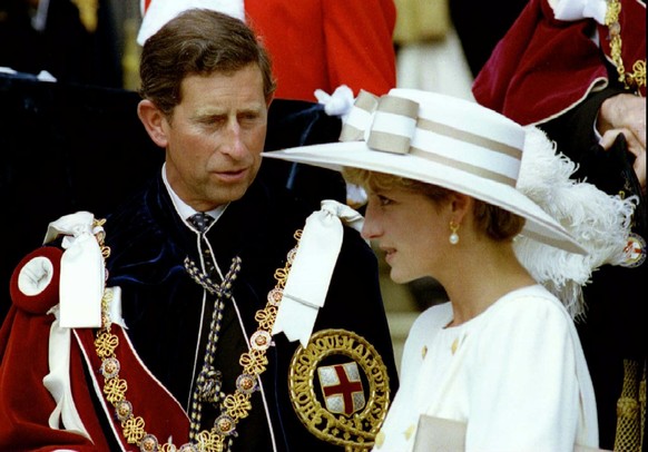 Diese Aufnahme von Charles und Diana stammt aus dem Jahr 1992.