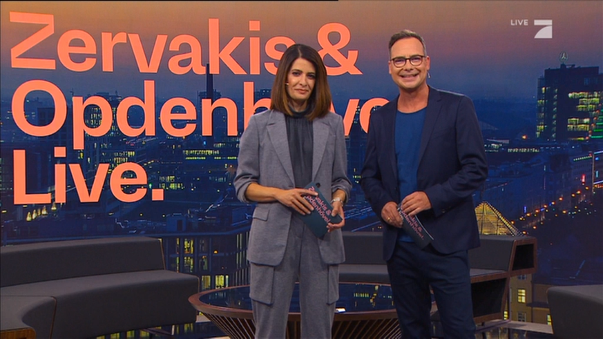 Präsentieren jetzt ein wöchentliches Magazin auf ProSieben: Linda Zervakis und Matthias Opdenhövel