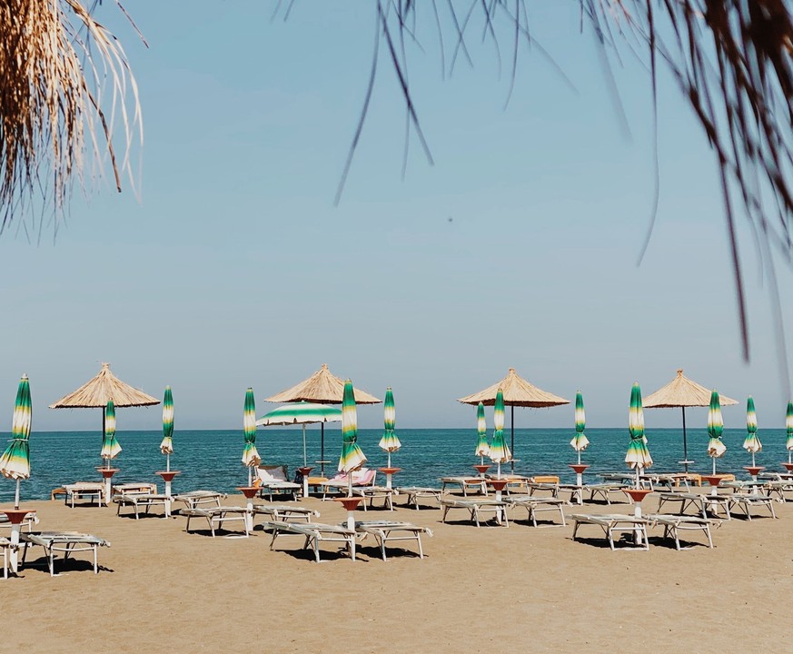 Strand in Albanien Tale-Lezhe