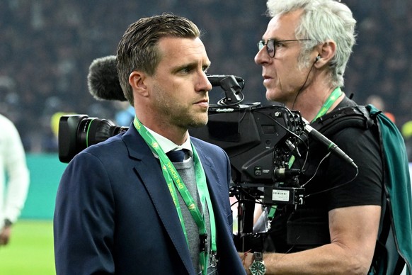 03.06.2023, xjhx, Fussball DFB Pokal Finale 2023, Eintracht Frankfurt - RB Leipzig emspor, v.l. Vorstand Markus Kroesche Krösche Director of Sports of of Eintracht Frankfurt Enttäuscht enttaeuscht tra ...