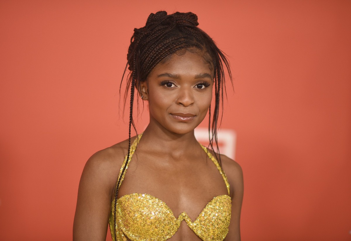 Dominique Thorne arrives at the 54th NAACP Image Awards on Saturday, Feb. 25, 2023, at the Civic Auditorium in Pasadena, Calif. (Photo by Richard Shotwell/Invision/AP)