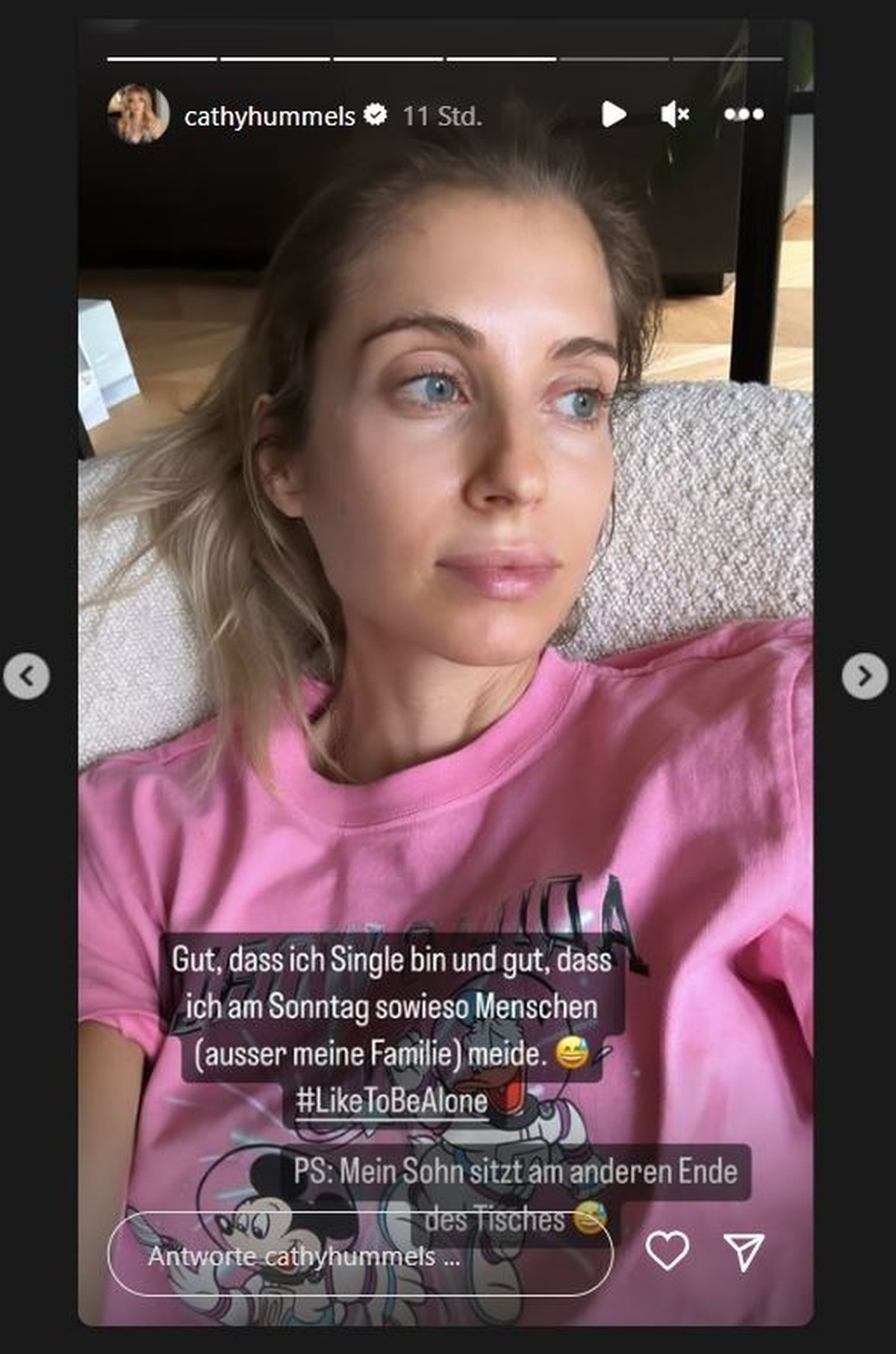 Cathy Hummels auf Insta