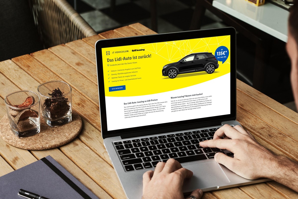 Das Lidl-Auto kann online bestellt und abgeholt oder geliefert werden.