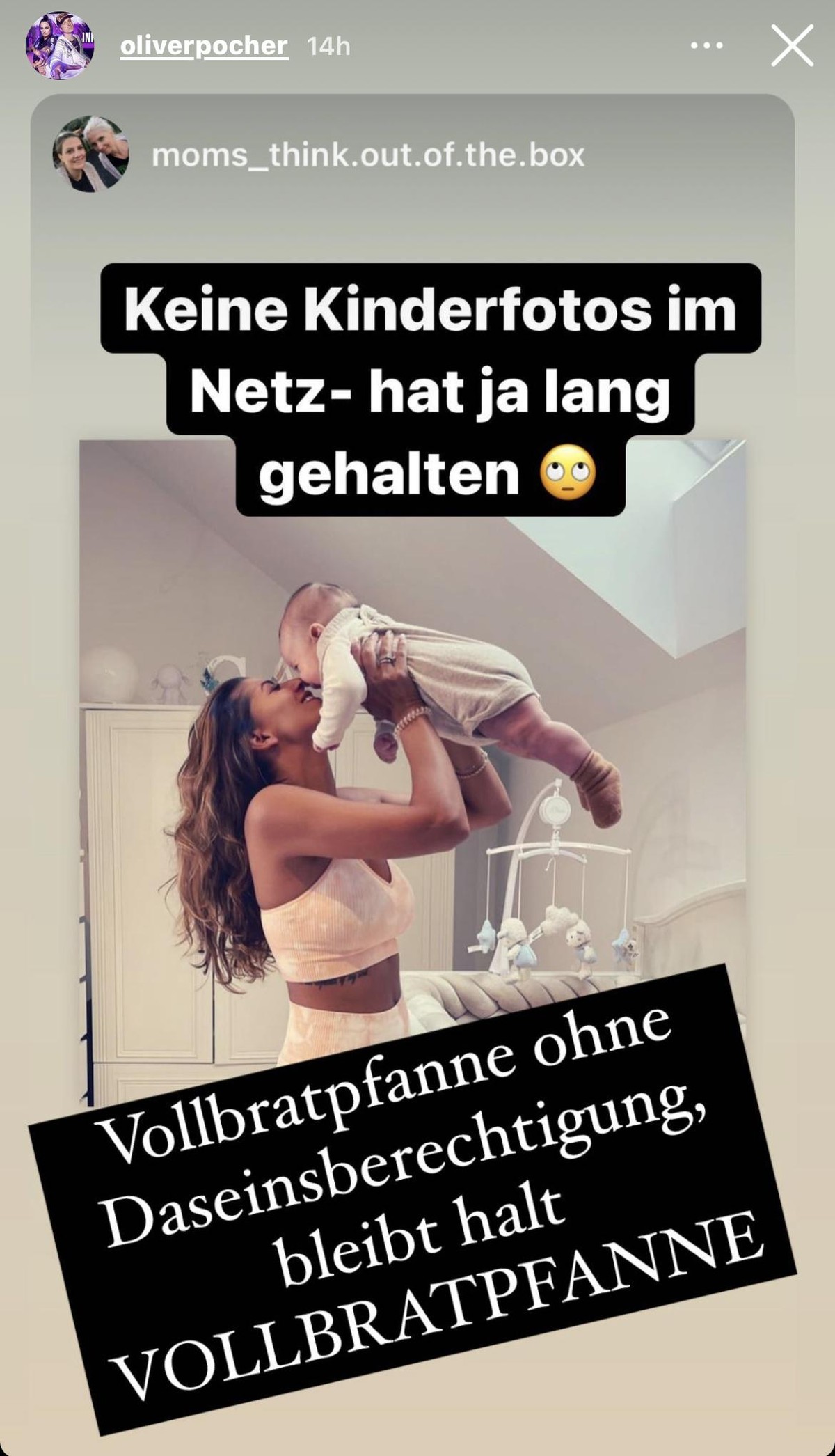 Evanthia Benetatou hat sich entschieden, ihren Sohn doch zu zeigen.
