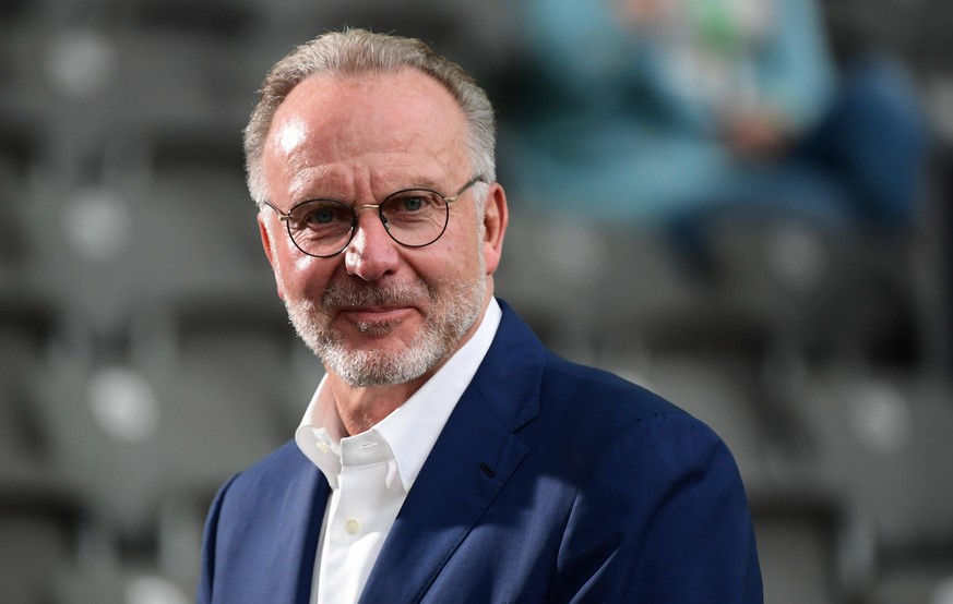 Fussball DFB Pokal Finale, Bayer 04 Leverkusen - FC Bayern Muenchen 04.07.2020, xkvx, Fussball DFB Pokal Finale, Bayer 04 Leverkusen - FC Bayern Muenchen emspor, v.l. Karl-Heinz Kalle Rummenigge Vorst ...