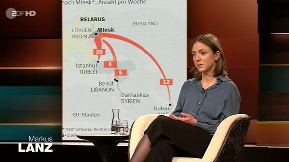 Journalistin Muriel Kalisch recherchierte an der belarussisch-polnischen Grenze.