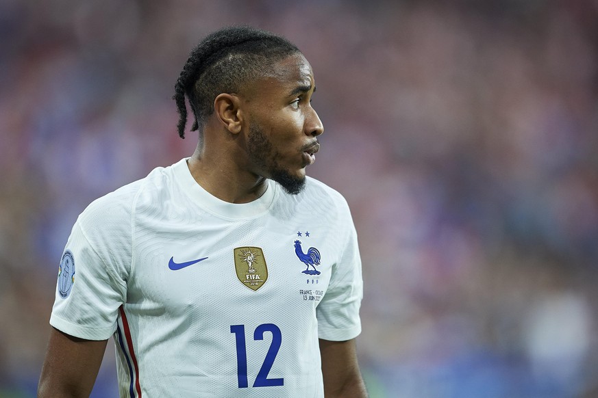 Christopher Nkunku (RB Leipzig) of France during the UEFA Nations League League A Group 1 match between France and Croatia at Stade de France on June 13, 2022 in Paris, France. (Photo by Jose Breton/P ...
