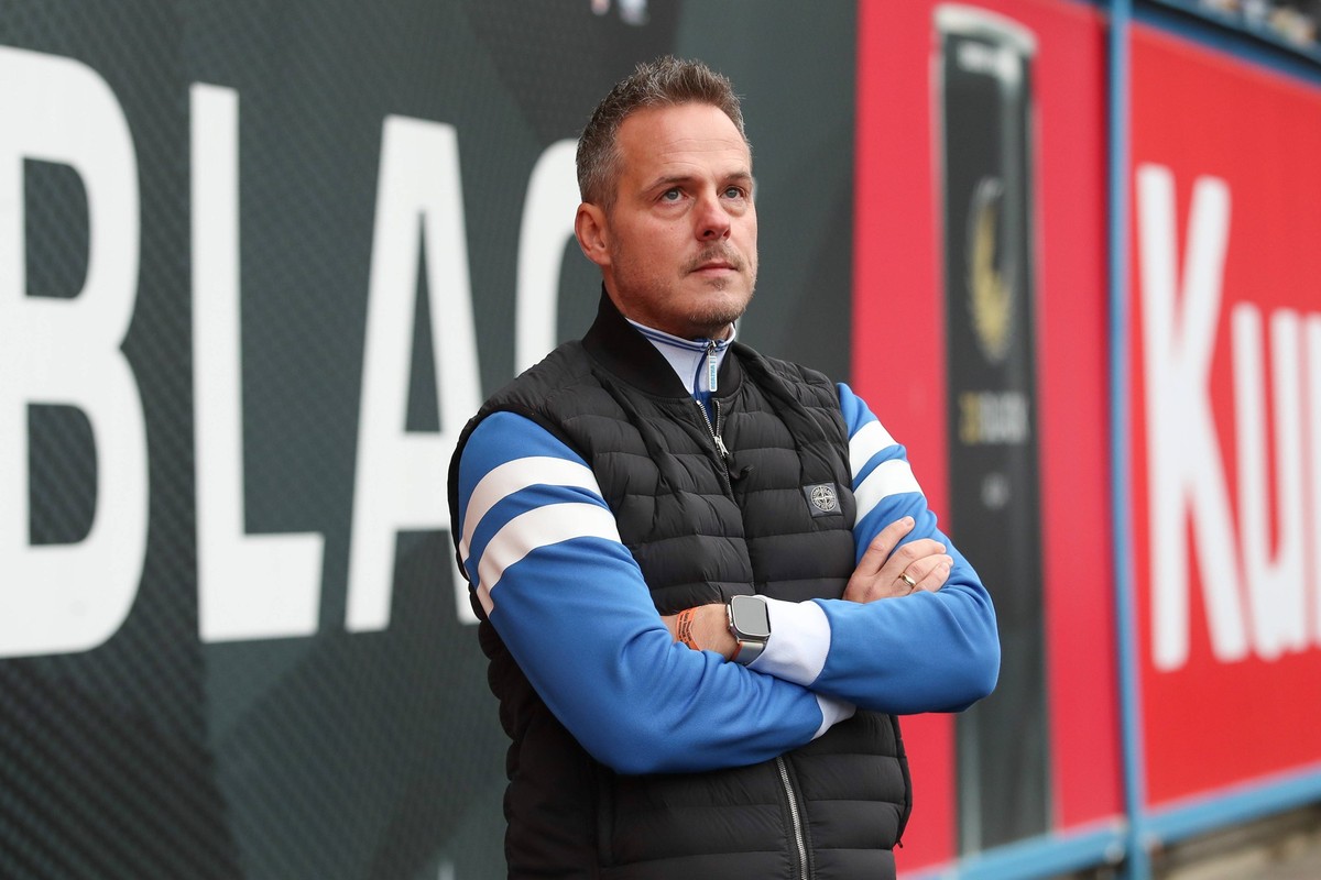 05.11.2023, xtgx, Fussball 2. Bundesliga, FC Hansa Rostock - Hertha BSC, v.l. Kay Bernstein Hertha, Praesident DFL/DFB REGULATIONS PROHIBIT ANY USE OF PHOTOGRAPHS as IMAGE SEQUENCES and/or QUASI-VIDEO ...