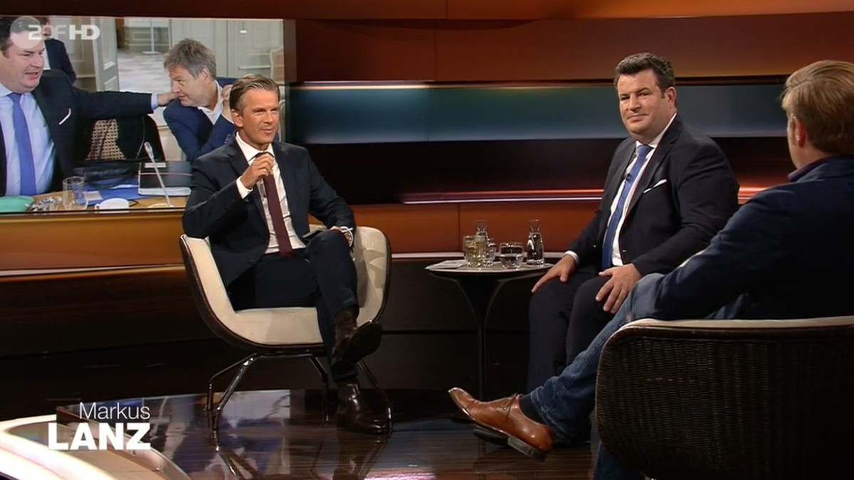 Lanz diskutiert die aktuellen wirtschaftlichen Probleme mit seinen Gästen.