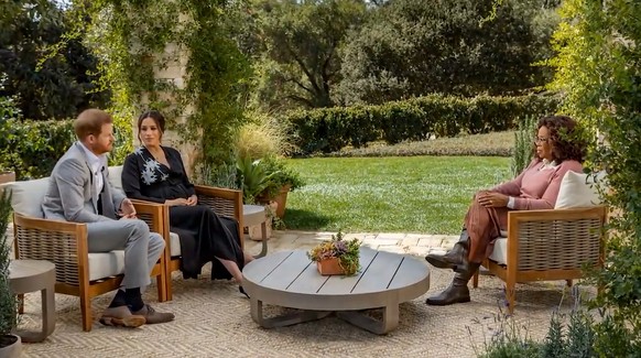 Prinz Harry und Herzogin Meghan im Interview mit Oprah Winfrey.
