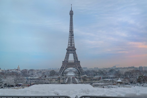 Paris Eiffelturm Winter