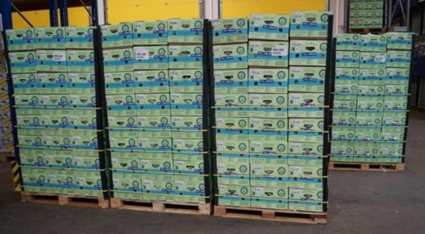 Im Saarland versteckten Schmuggler Kokain für 5 Mio. Euro in Bananenkisten