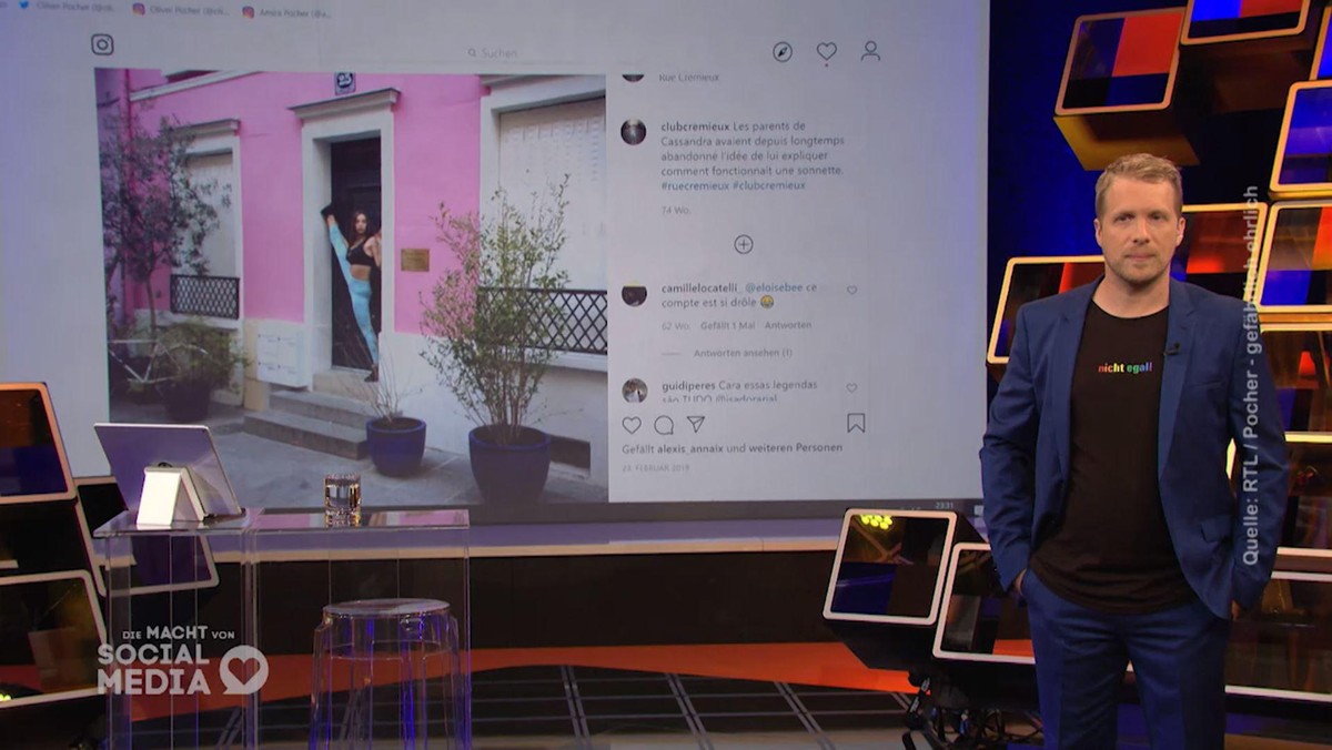 In der Show "Gefährlich ehrlich" setzt er sich mit dem Verhalten der Social-Media-Stars auseinander.