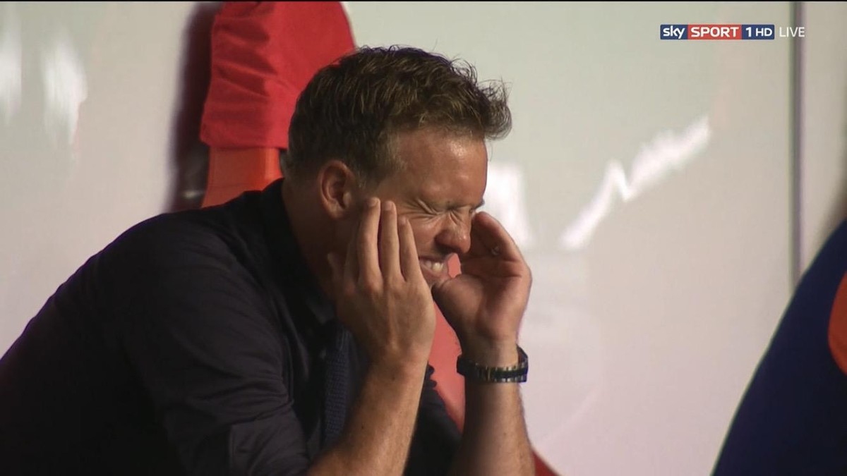 Ein bisschen ärgerte sich Julian Nagelsmann schon über die Niederlage.