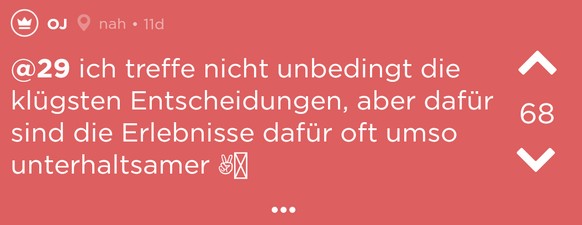 Tinder Jodel - Sammlung