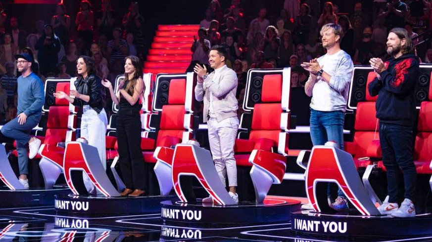 Mark Forster, Stefanie Kloß, Yvonne Catterfeld, Nico Santos, Samu Haber und Rea Garvey bildeten die letztjährige "The Voice of Germany"-Jury