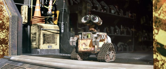 Eine Welt voller Müll: Der Roboter WALL-E räumt im PixarAnimationsfilm auch nach 100 Jahren noch den Elektroschrott der Menschen auf.
