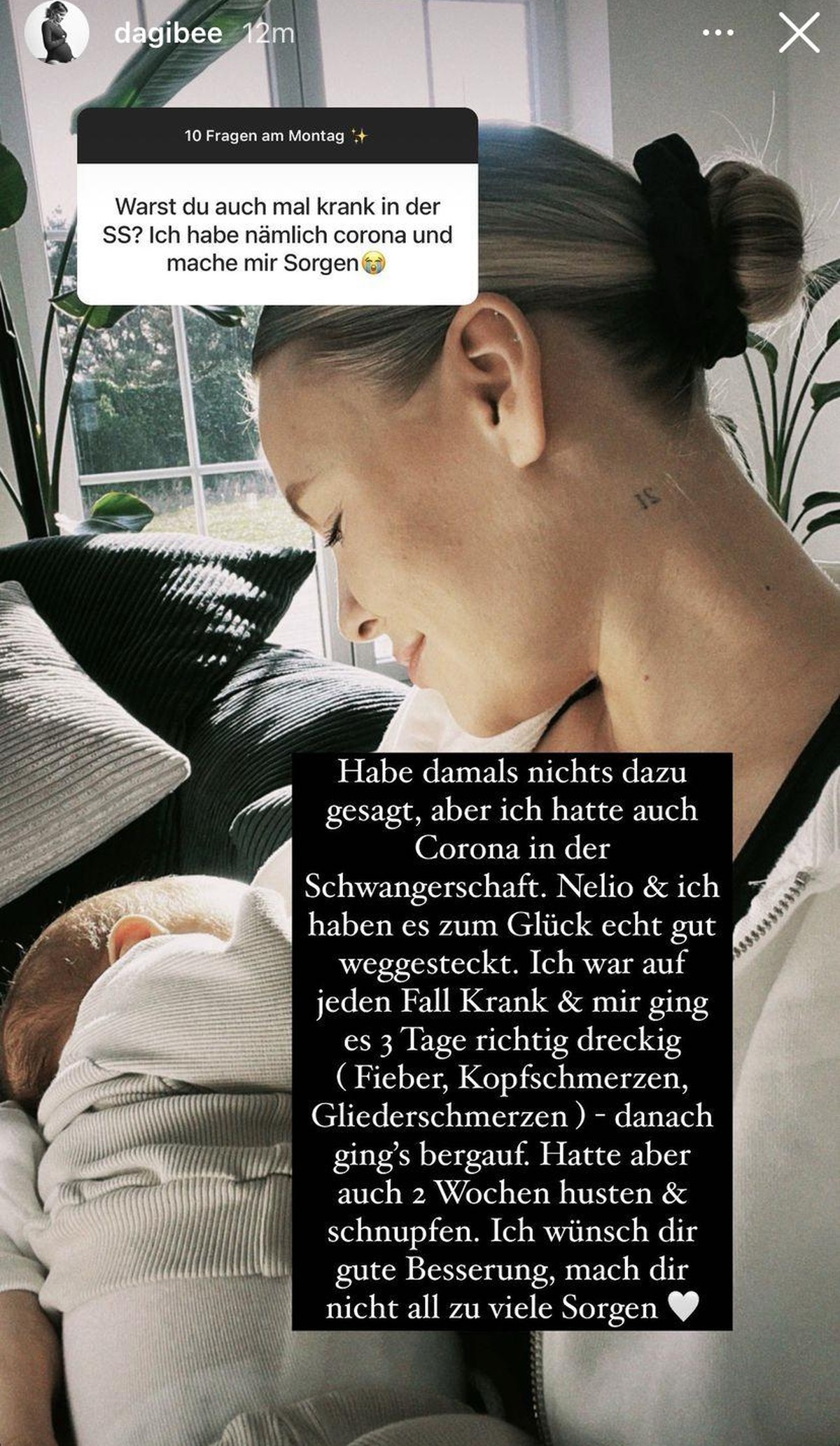 Hier sagt Dagi Bee, wie es ihr mit Corona ging.