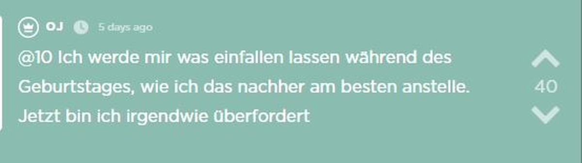 Klar. Tinder-Matches der Freundin diskutieren. 

Kommt immer gut im engsten Familienkreis.