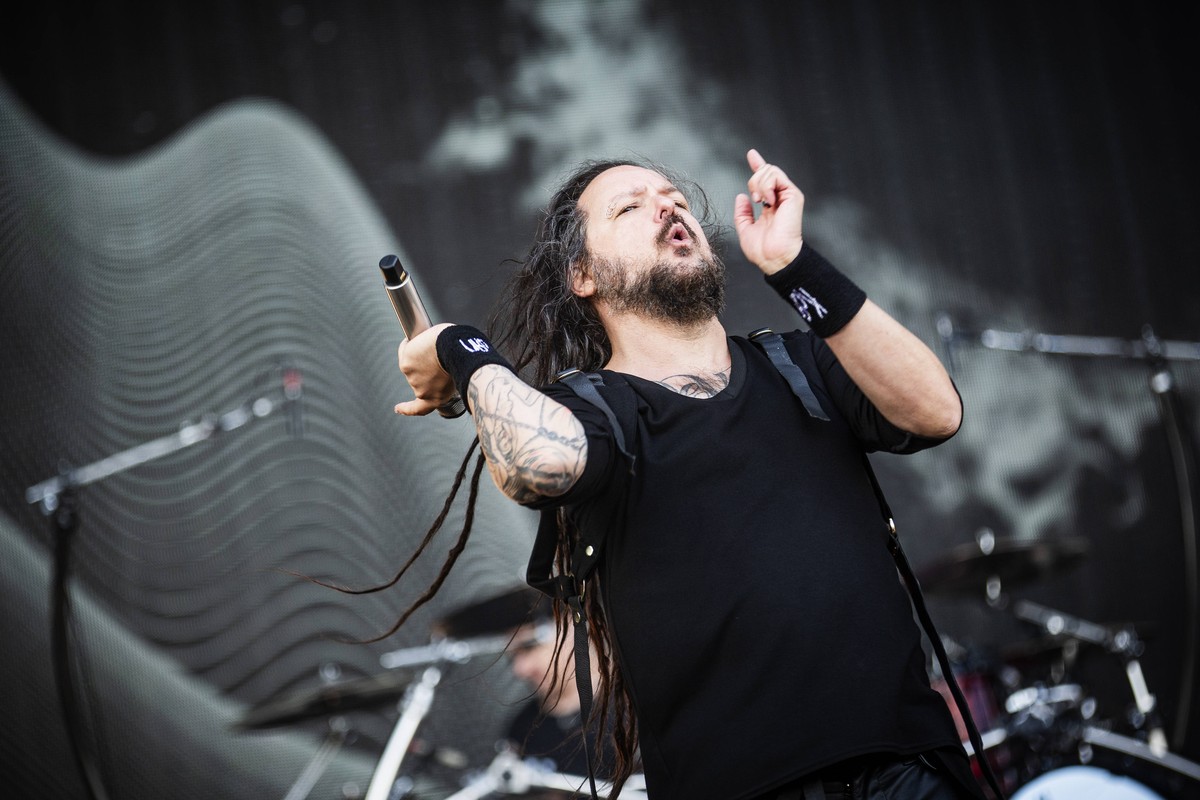 Korn live at Copenhell 2022, Copenhagen, Denmark Copenhagen, Denmark. 16th, June 2022. The American nu metal band Korn performs a live concert during the Danish heavy metal festival Copenhell 2022 in ...